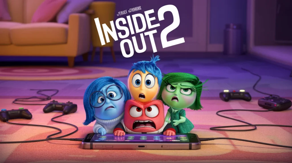 Inside Out 2 Glued to Phone: Emotions and Technology