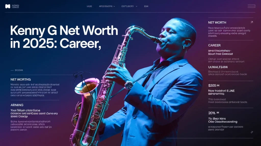 Kenny G Net Worth in 2025: Career, Earnings